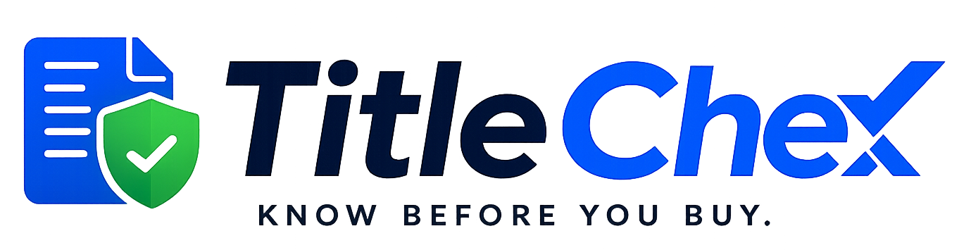TitleChex — Know Before You Buy